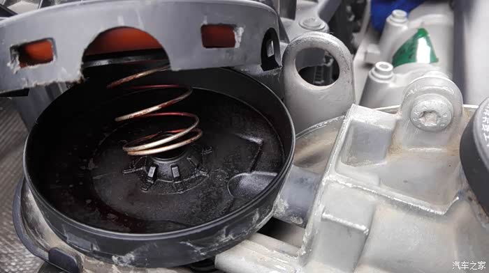 把废气阀拆下来了里面不脏见图