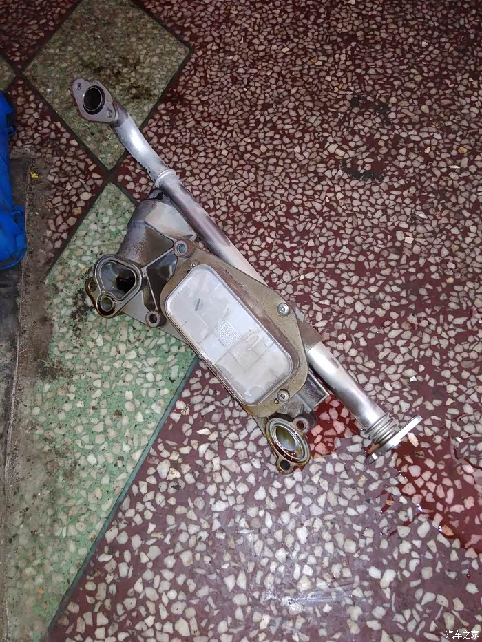 【图】更换机油散热器垫_科鲁兹论坛_汽车之家论坛