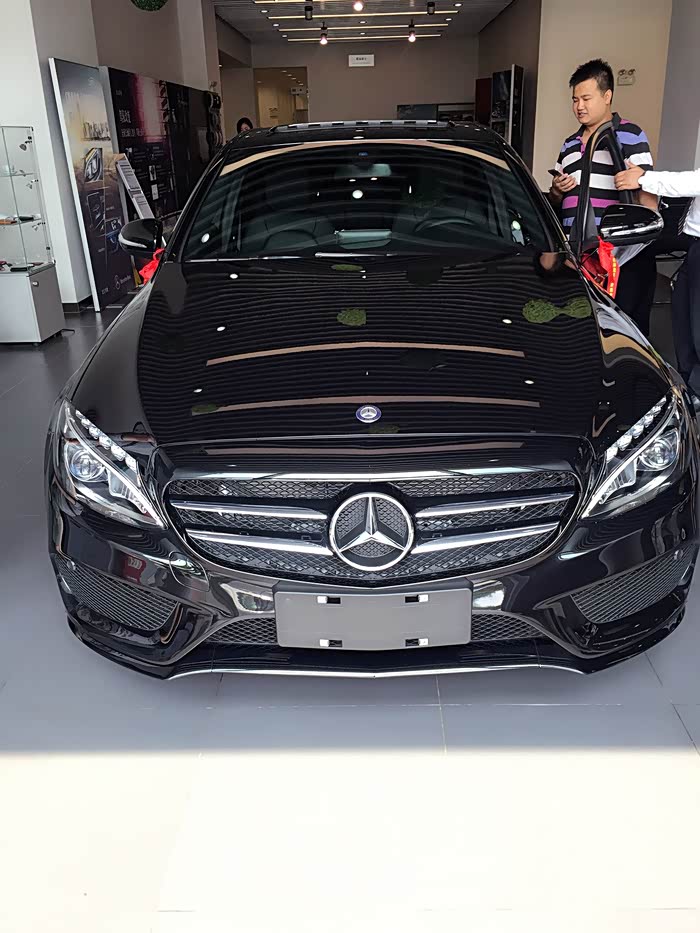 【图】c200运动 黑外黑内提车作业 求认证车_奔驰c级论坛_汽车之家