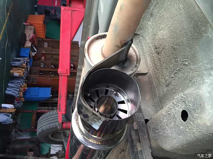 宏光改装灰机排气管