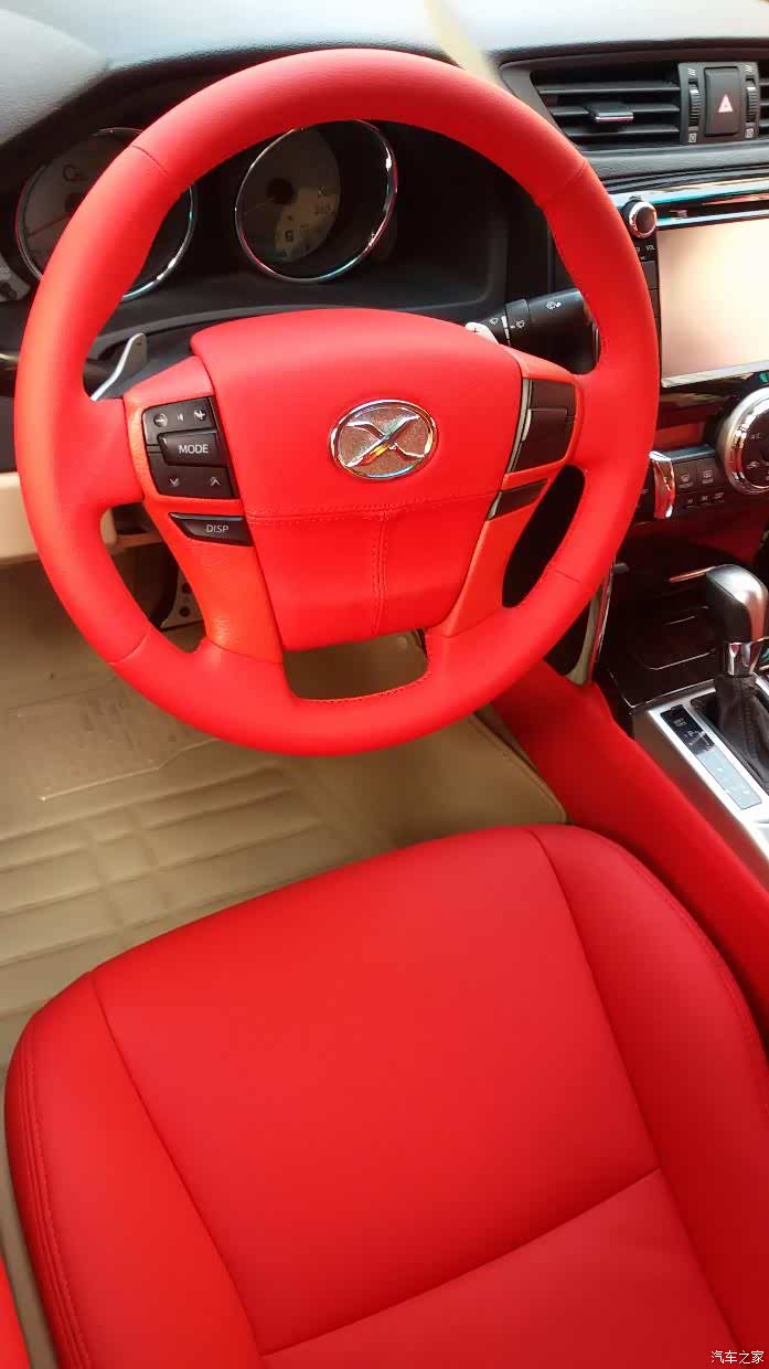 继续锐志改内饰全红