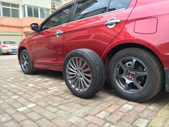 乐享版启悦更换轻量化轮毂之感受