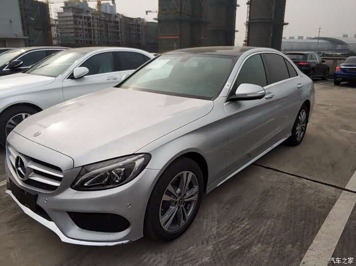 c200l铱银色运动版无锡提车