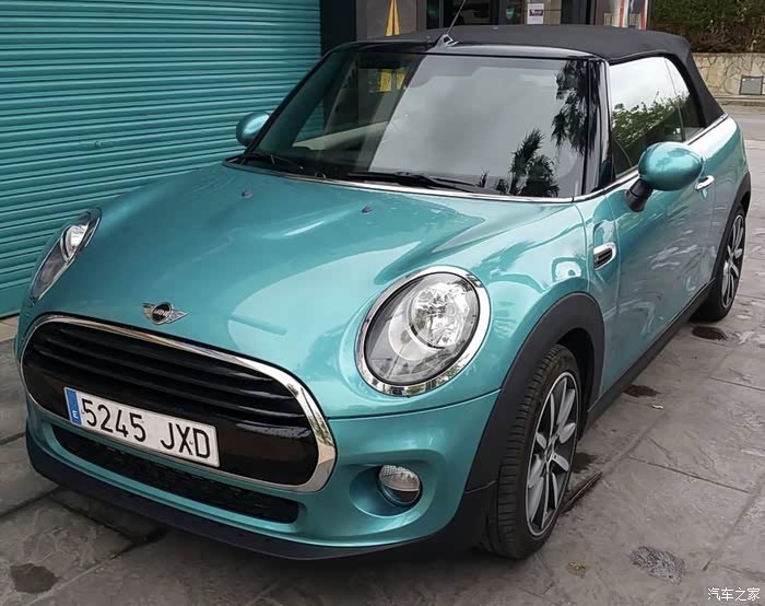 【图】mini 敞篷 f57 加勒比蓝 欣赏_mini论坛_汽车之家论坛