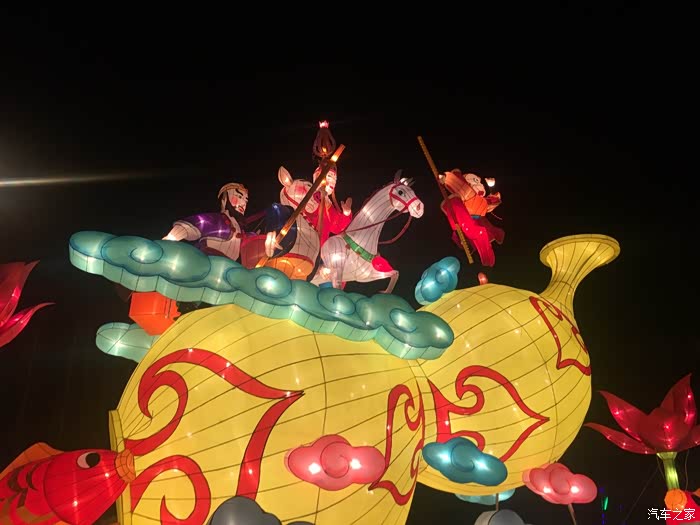 元宵节滨州中海秦皇河灯会随拍