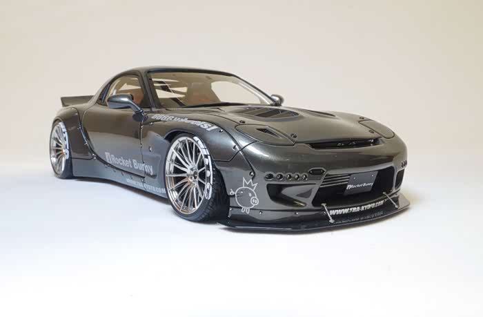 枪灰 马自达rx-7 fd3s 火箭兔版本