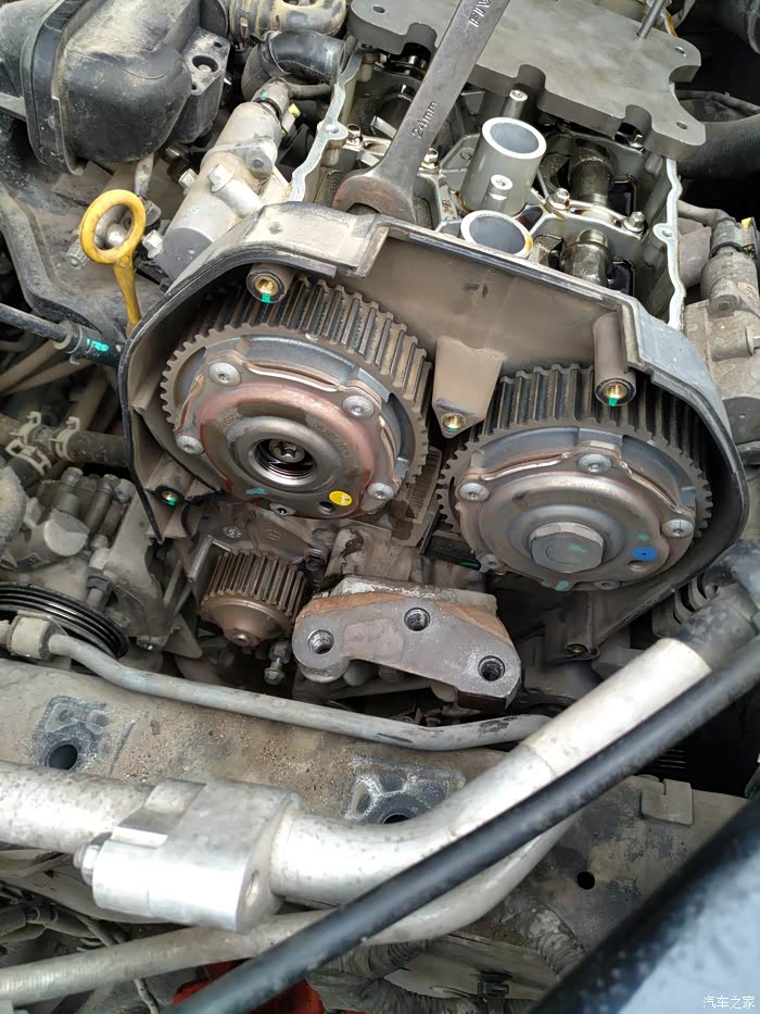 【图】换了正时皮带和发电机,助力泵皮带_荣威550论坛_汽车之家论坛
