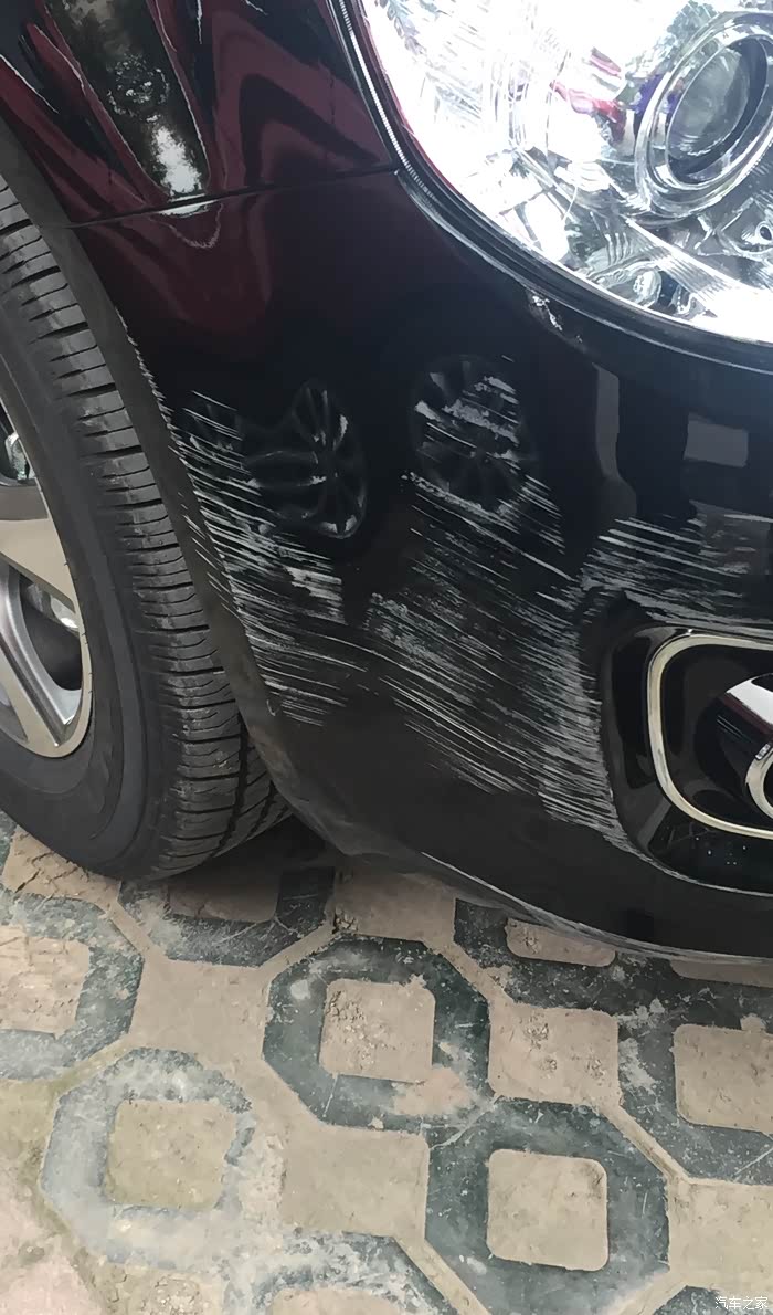 【图】第一天就把车给撞了_哈弗h6论坛_汽车之家论坛
