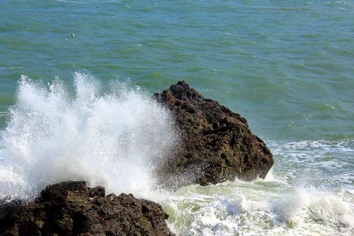 大海波瀾壯闊海島掌上明珠遊覽靈山島三