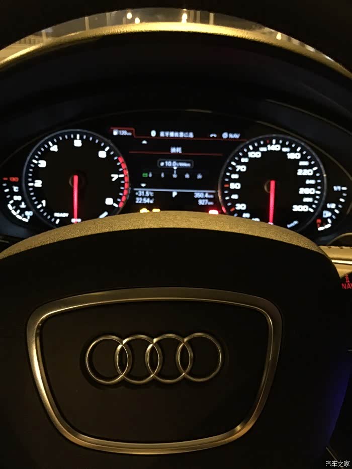【图】a6l,晚上转速表,码表大灯放在0档上,怎么不亮了_奥迪a6l论坛