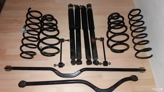 原车减震弹簧止推杆小连杆,标签都没掉