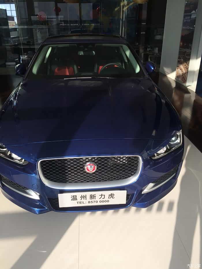 【图】下个礼拜2提捷豹xe200p火焰蓝,已经到车_捷豹xe/xel论坛_汽车之