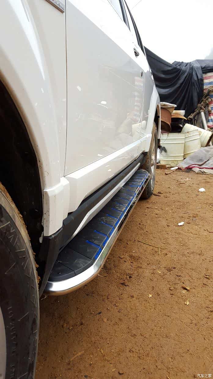 【图】经典版侧踏板自己动手安装完成._哈弗h5经典论坛_汽车之家论坛