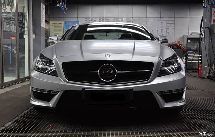 【图】新年新气象 amg cls63 全车改色 3m陶瓷铝银_奔驰amg论坛_汽车