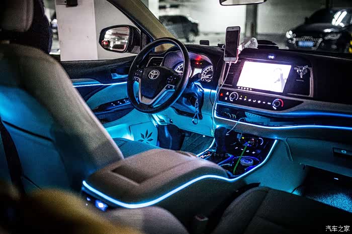 diy汉兰达外置氛围灯