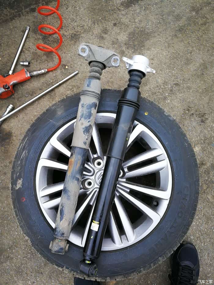 请教问题关于c4l更换蒙诺后减震器问题