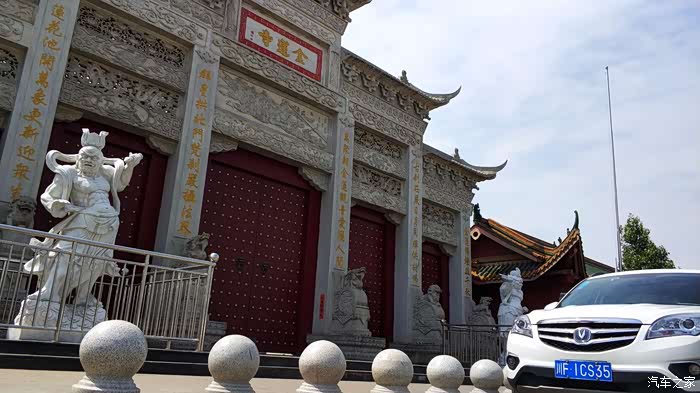 四川cs35车友会德阳浩子自驾金山镇畅游金莲寺