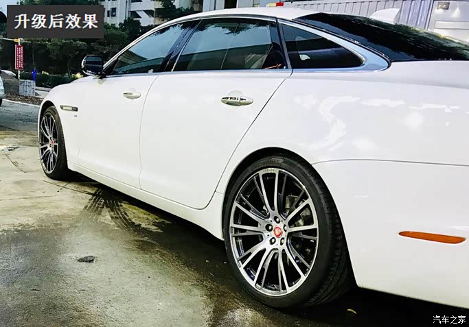 捷豹xjl18寸升级21寸锻造轮毂完美