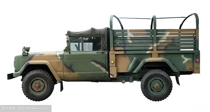 勇士单排皮卡改装军车范儿