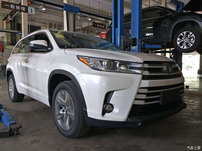 平价提车素颜出镜2018款汉兰达白色四豪求精认证