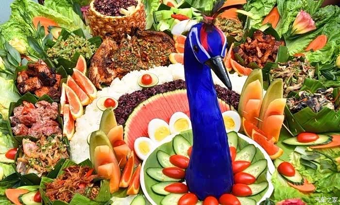 各县的美食开始喽,耿马孔雀宴