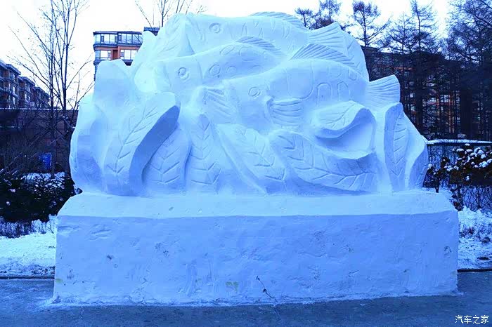【吉林市cs75车友会】感受南湖雪雕之美