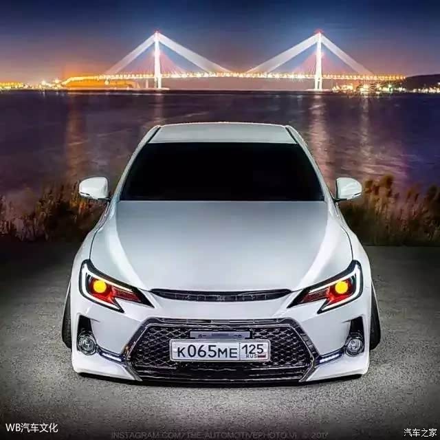 当夜幕降临,ta变得异常凶悍!战斗民族的改装锐志