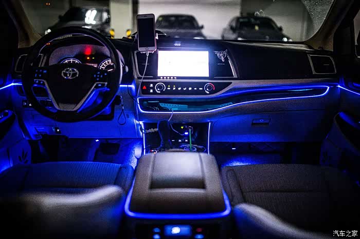 diy汉兰达外置氛围灯