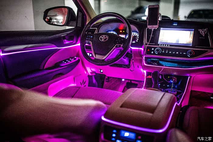 diy汉兰达外置氛围灯