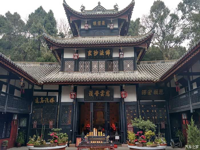 四川cs35车友会圆月自驾cs35游览乐至报国寺