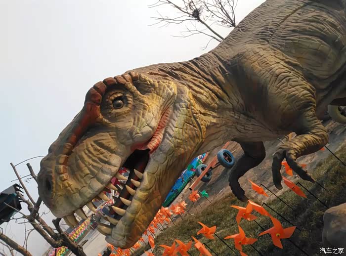 石家庄cs35车友会走进侏罗纪恐龙公园