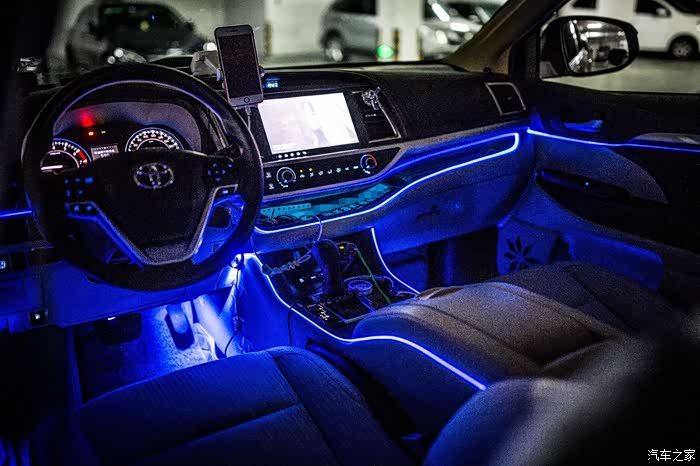 diy汉兰达外置氛围灯