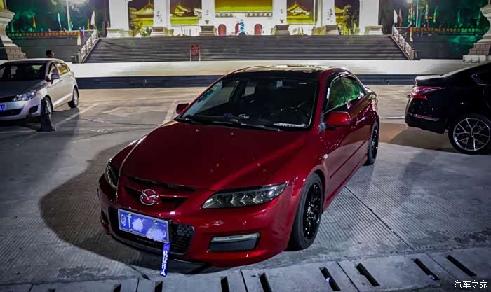 马自达6改阿特兹魂动红