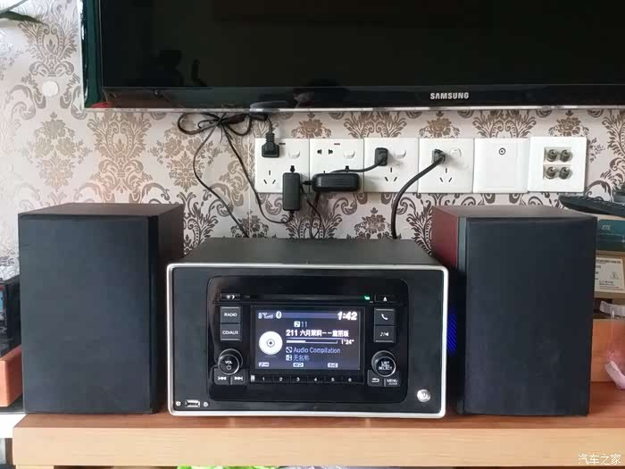 缤智原车cd机完美改装家用20音响多图详解