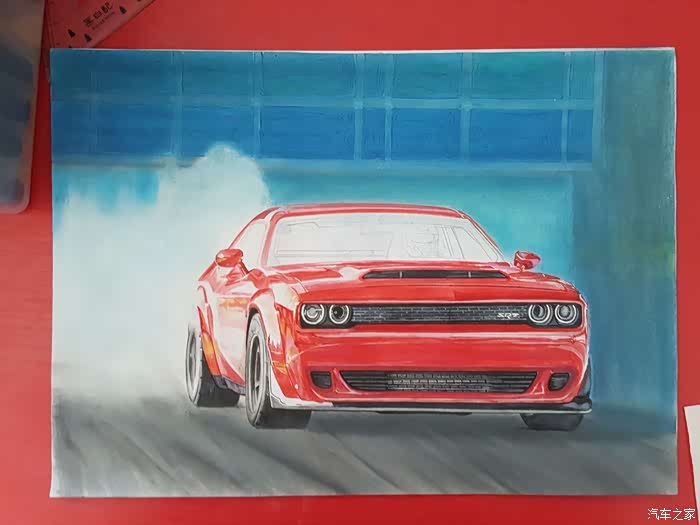 新手画车道奇挑战者srt