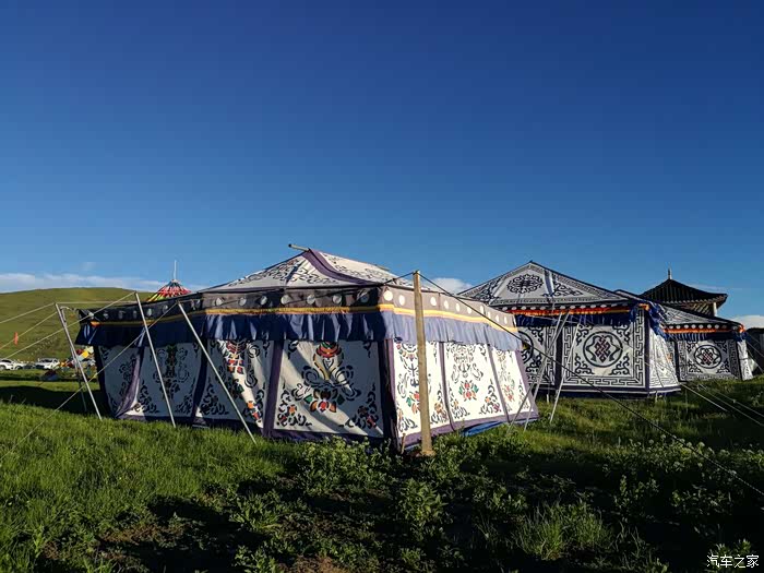 接待能力很高的草原帐篷,好像是30一个人!