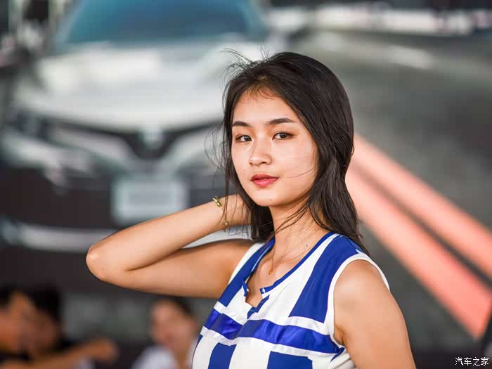 茂名端午会展中心车展性感美女模特随拍