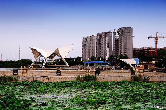 【人·车·生活,清凉一夏】抚顺月牙岛音乐喷泉