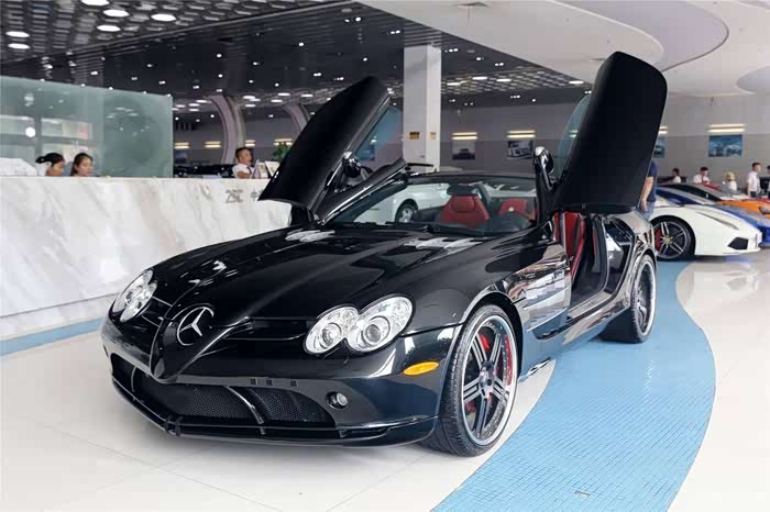 【图】静态体验神车"敞篷版mercedes-benz slr mclaren "_奔驰slr级