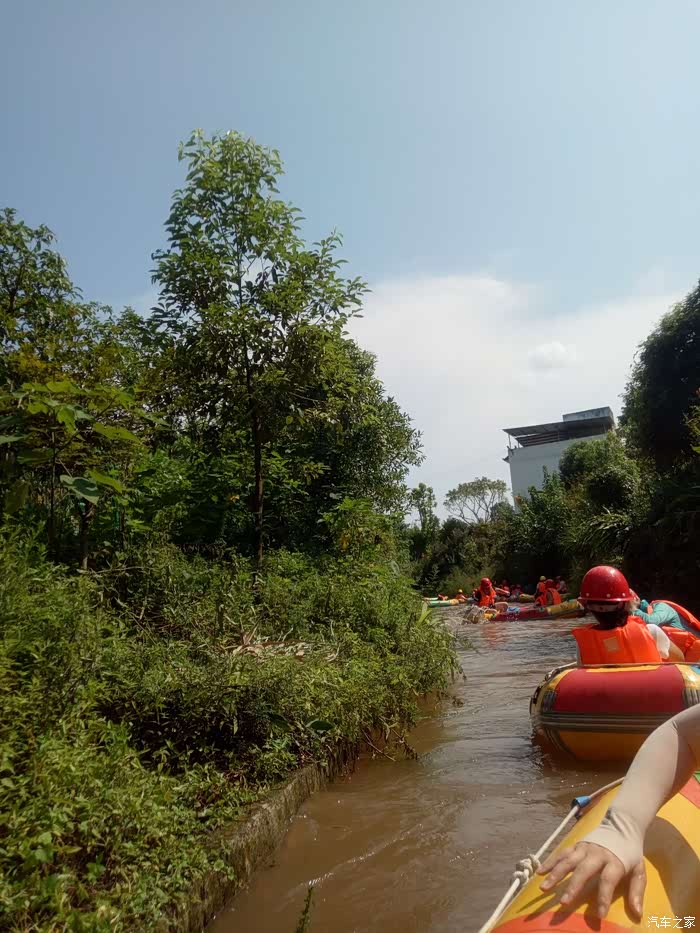 重庆睿骋车友会重庆统景飞龙峡漂流记