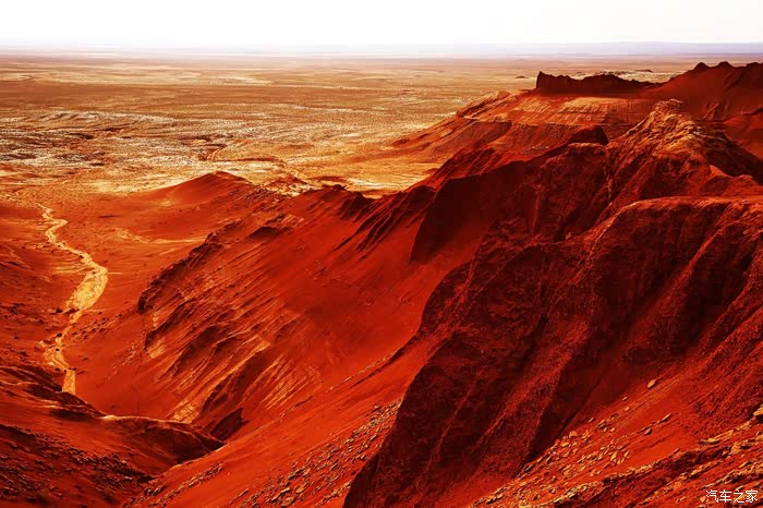 国家地质公园古近系红层腐蚀地貌游记内蒙古四子王旗