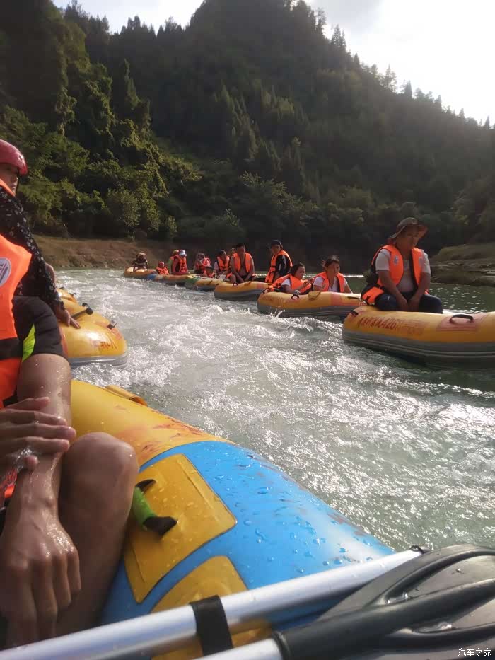 带着捷达去清溪河漂流!