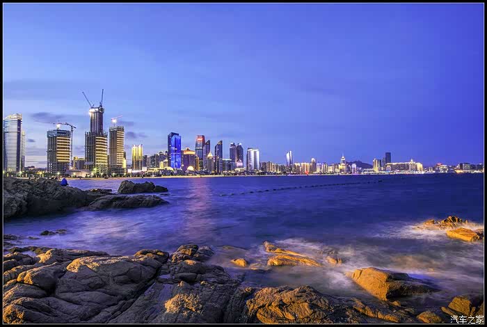 【爱车写真季】青岛灯光秀暨两代"蓝博"新博瑞与博瑞ge静态赏析