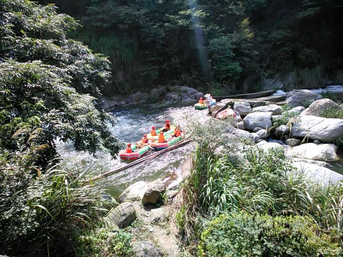 自驾庐山东林大佛庐山石门涧漂流