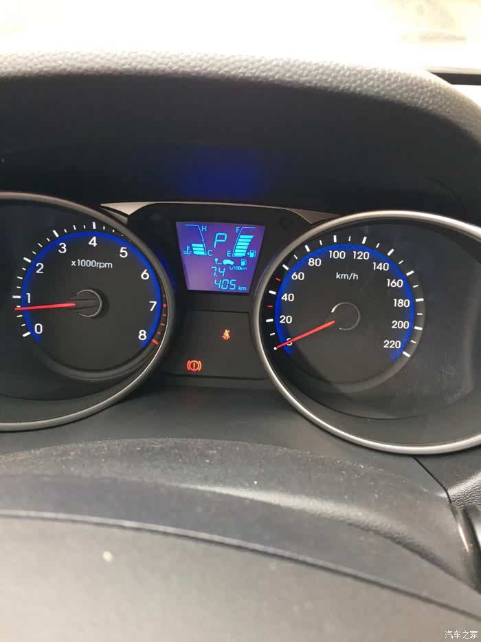 【图】新买的35这个油耗是高是低?_北京现代ix35论坛_汽车之家论坛