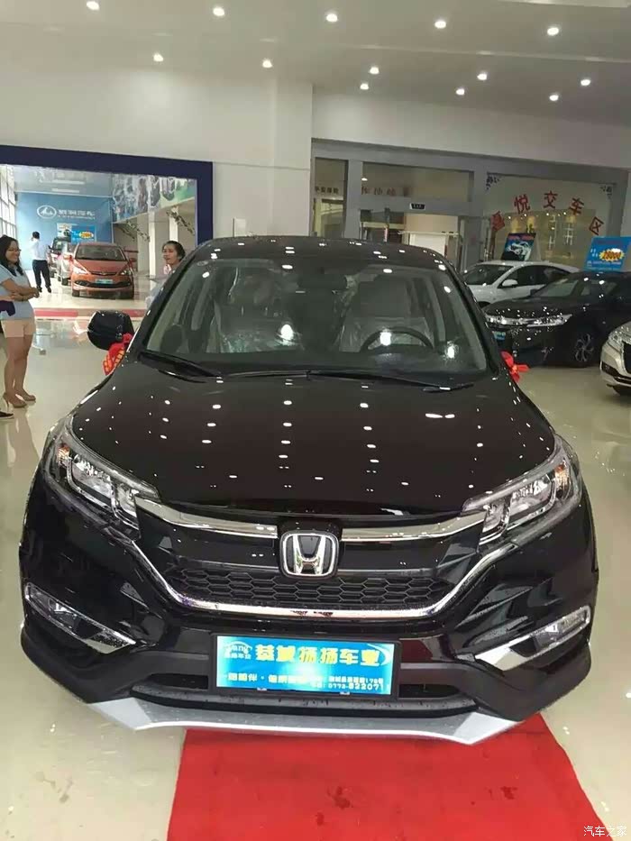 【图】提车一个月了,16款彩晶黑,_本田cr-v论坛_汽车之家论坛