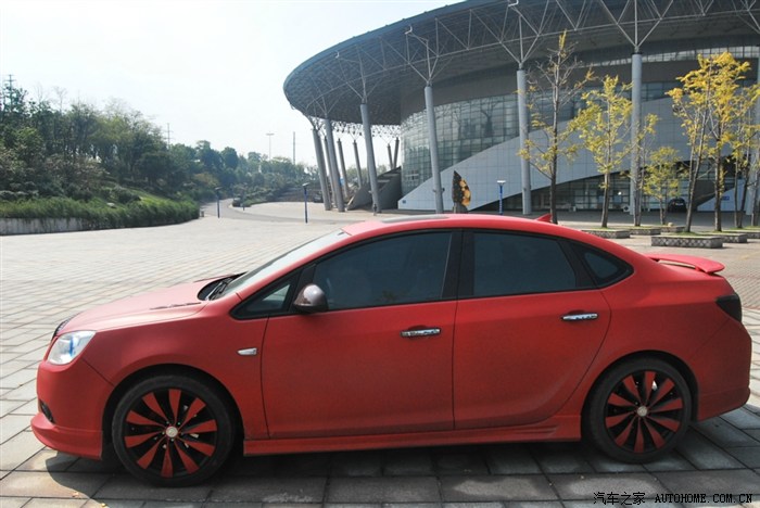 英朗gt.改装,亚光红,配红黑碳纤维内饰.精精.精