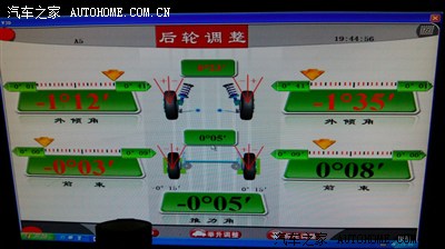 有过撞击后轮前束角调到底也负最终结果只能保证总前束推进角符合要求