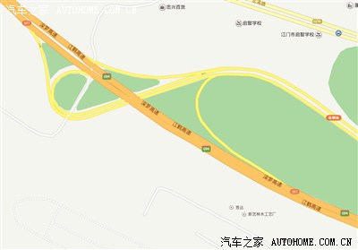 高速公路出口与入口示意图