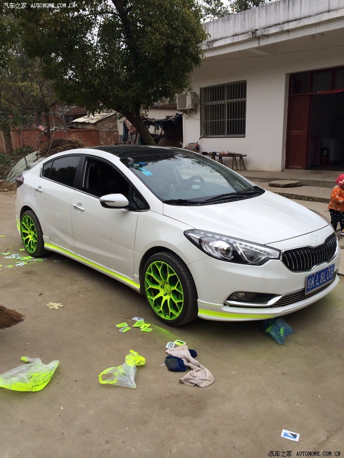 【图】跪求k3轮毂改色图片,那位大神给一张_起亚k3/k3s论坛_汽车之家